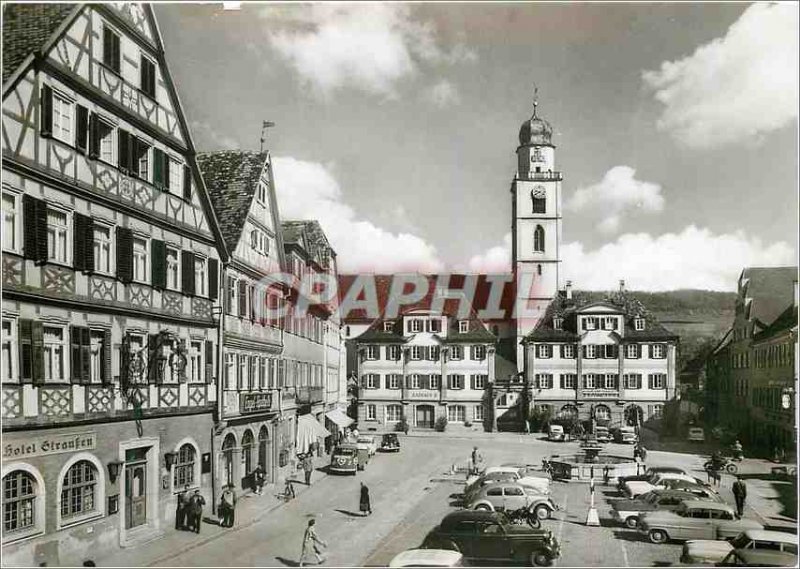 Modern Postcard Bad Mergentheim Marktplatz