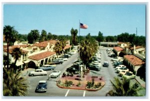 c1950's The Picturesque Palm Springs Plaza California CA Vintage Postcard