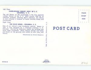 Unused Pre-1980 TWO VIEWS ON CARD Columbia South Carolina SC ho7415@