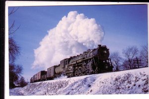 Canadian National Railway Train, London, Ontario, Winter