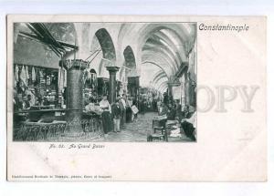 190595 TURKEY CONSTANTINOPLE Grand Bazar market Vintage