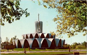 Church of the Saint Louis Priory, St Louis MO Vintage Postcard O60