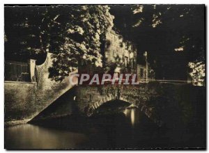 Old Postcard Verlichtingen van Brugge De Groene rei