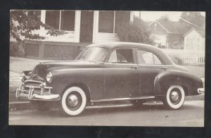 1950 CHEVROLET STYLELINE SPECIAL VINTAGE CAR DEALER ADVERTISING POSTCARD CHEVY