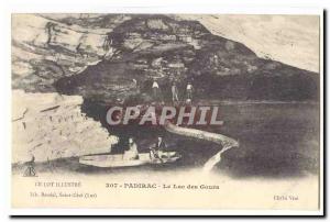 Padirac Old Postcard Lake Gours (animated) (cave)