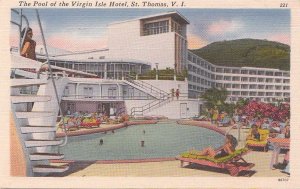 Postcard Pool Virgin Isle Hotel St Thomas VI
