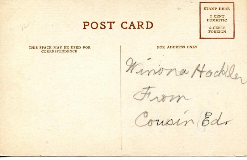 Miss Columbia - Artist Signed: Unsigned St. John?