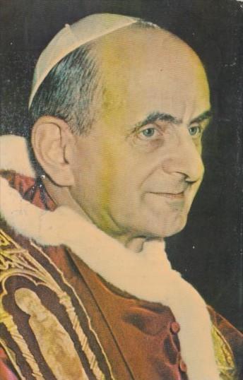 Pope Paul VI 262nd Successor To Peter The First Bishop Of Rome 1964