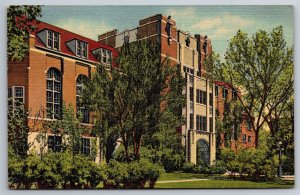 University Of Michigan League Building Theatre Ann Arbor MI C1940 Postcard J8