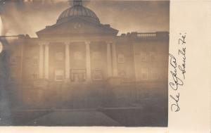 Santa Fe New Mexico~State Capitol~Large Dome~c1910 RPPC Postcard