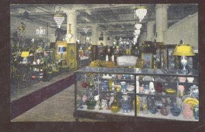 CHICAGO ILLINOIS WORLD'S SARGEST ANTIQUE STORE VINTAGE ADVERTISING POSTCARD