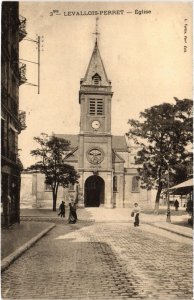 CPA Levallois Perret Eglise (1311159)