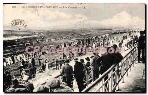 Old Postcard Le Touquet Paris Plage Races