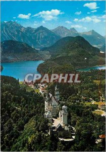 Modern Postcard Neuschwanstein castle