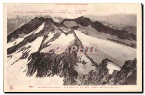 Old Postcard The Central Pyrenees Surroundings of Luchon View from the Cursed...