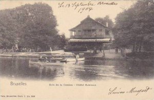 Belgium Brussels Bois de la Cambre Chalet Robinson 1904