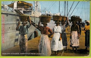 af4212 - JAMAICA - VINTAGE POSTCARD Postcards - 1928 - ETHNIC-