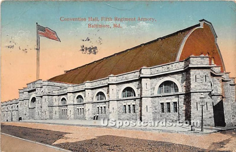 Convention Hall, Fifth Regiment Armory in Baltimore, Maryland