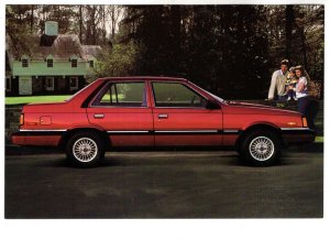 1987 Hyundai Stellar IL, Automobile Advertising Postcard, Car