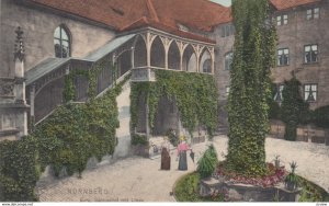 NURNBERG, Bavaria, Germany, 1900-10s ; Burg , Schlosshof mit Linds
