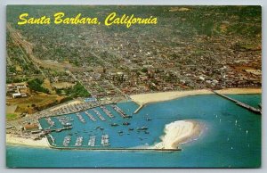 Santa Barbara Marina  California  Postcard