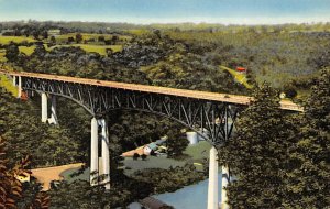 Clay's Ferry Bridge On Route 25 over Kentucky River Kentucky State Map Kentuc...