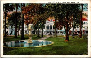 Massachusetts Pittsfield The Maplewood Hotel 1925 Curteich