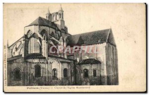 Old Postcard Poitiers Bedside I & # 39Eglise Monument