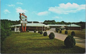 Lamar Motel Marietta Georgia Chrome Postcard C179