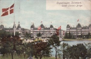 Denmark Copenhagen Queen Louise's Bridge 1906