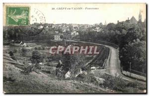 Old Postcard Crepy en Valois Panorama