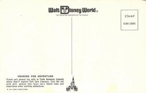 Walt Disney World 0100-10291, Heading for Adventure,  Vintage Postcard