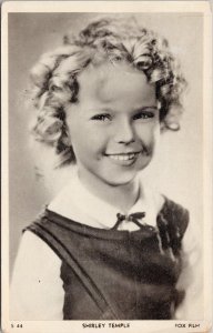 Shirley Temple Child Actor Nederland 1.5 Stamp Fox Film Postcard H60 *as is