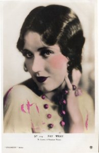Fay Wray Paramount Film Celebrity Series RARE Postcard