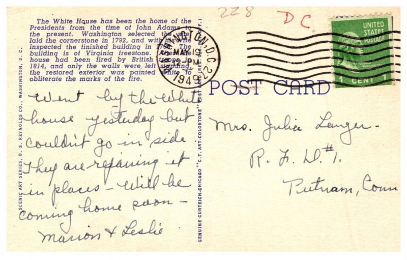 Washington DC  White House