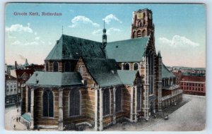 Groote Kerk ROTTERDAM Netherlands Postcard