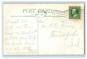 Vintage Ms. Clair Hotel, Toledo OH. Postcard F117E