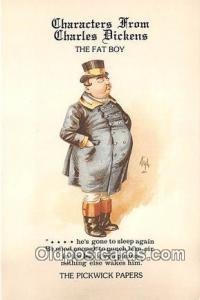 Reproductions - Characters from Charles Dickens The Fat Boy, Pickwick Papers ...