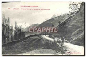 Old Postcard Old Route De Laruns Laruns Hot Water Sheep Shepherd