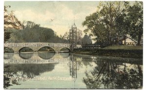 Postcard Stone Bridge Bushkill Park Easton PA