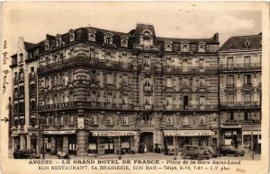 CPA ANGERS Le Grand Hotel de France Place de la Gare St-Laud (606282)