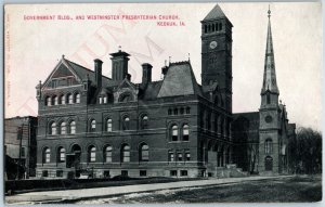 c1900s Keokuk, IA Government Westminster Church County City Court Westcott A189