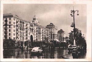 Ukraine Chresjtsjatyk Metrostation Kiev Vintage RPPC 03.77