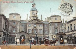 uk38919 horse guards white hall  london real photo uk lot 19 uk