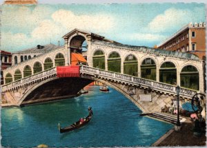 Postcard   Italy Venice -The Rialto Bridge