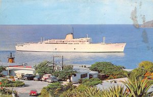 MS Victoria Entering Harbor St Thomas Cruise Ship 