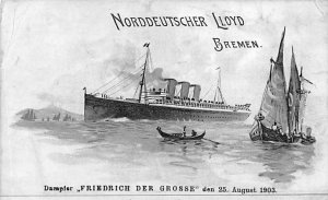 Friedrich Der Grosse Norddeutscher Lloyd Ship 