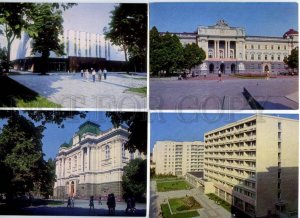 143270 Ukraine LVOV Lviv Hotel Monuments Set of 9 P/STATIONARY