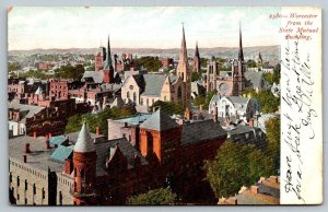 Worcester  Massachusetts Postcard  1913