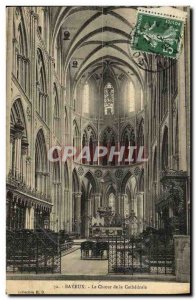 Old Postcard Bayeux Cathedral Choir